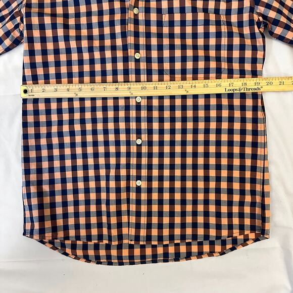 Bills Khakis Shirt Mens Size M Gingham Check Classic Fit Button Up - Picture 5 of 8